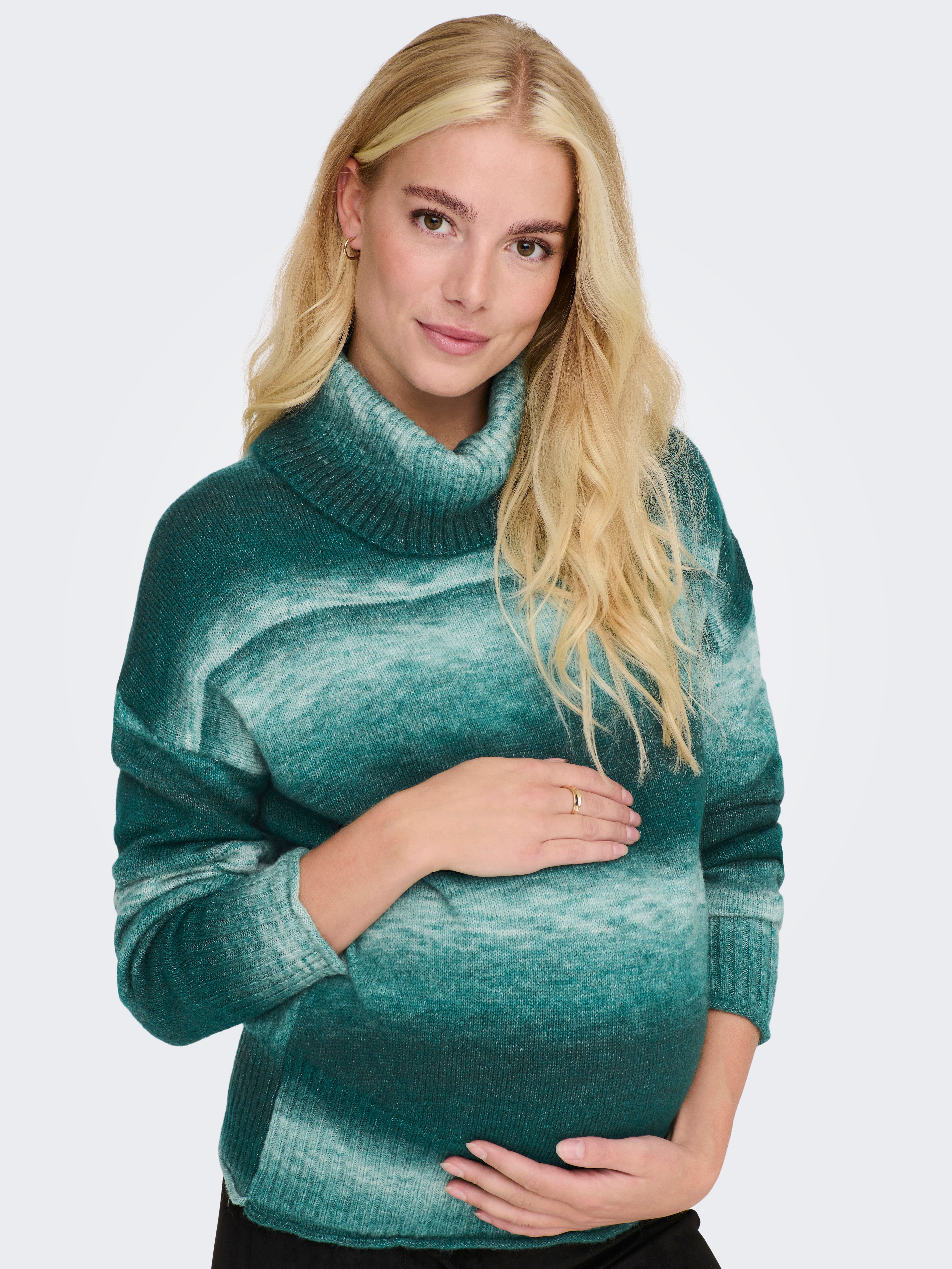 OLMRAIN Strickpullover Deep Teal