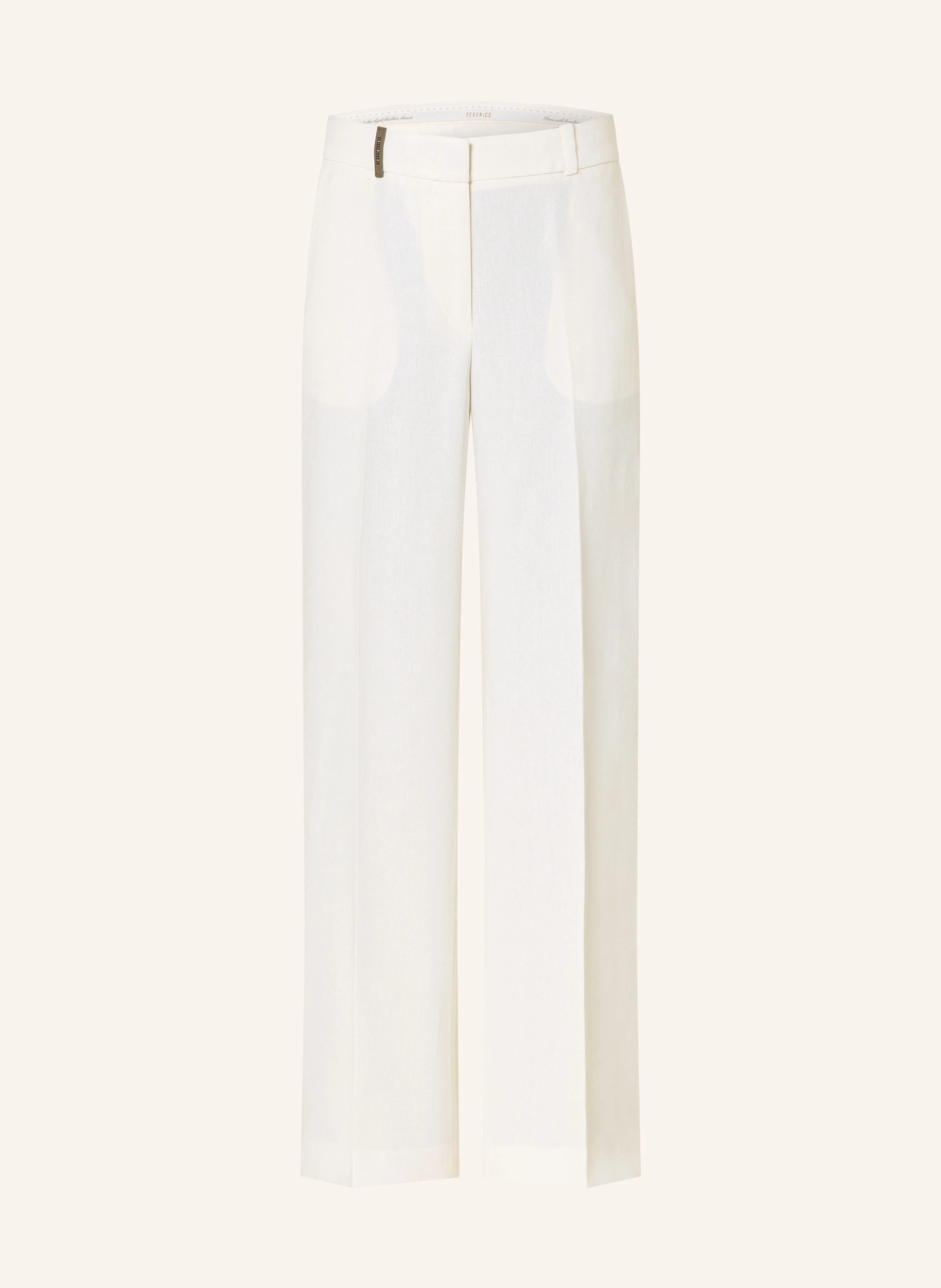 PESERICO Marlenehose mit Leinen