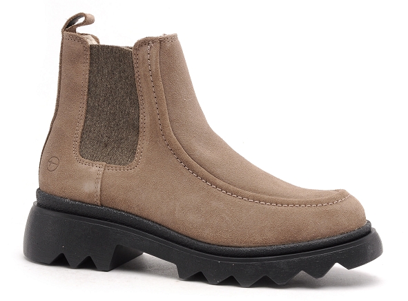 Tamaris boots bottine plates femme 25840 41 marron