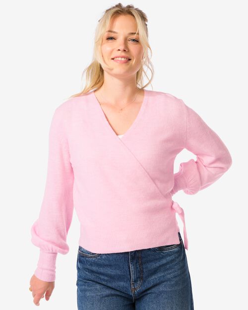 gilet cache-coeur femme Lana rose