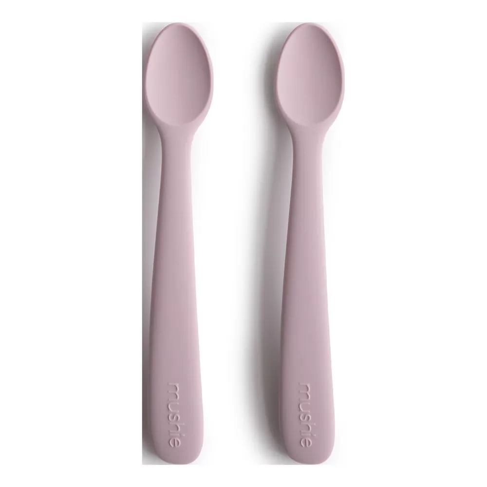 Mushie Silikone Skeer Soft Lilac - 2 stk.