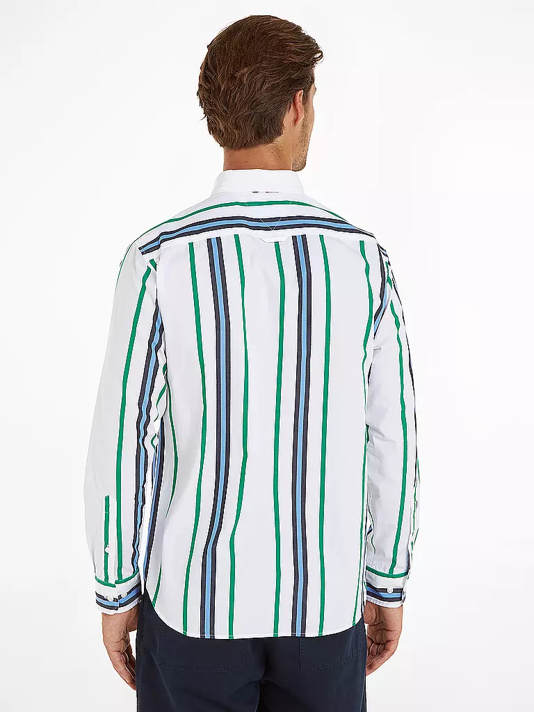 TOMMY HILFIGER Hemd Slim Fit  weiss