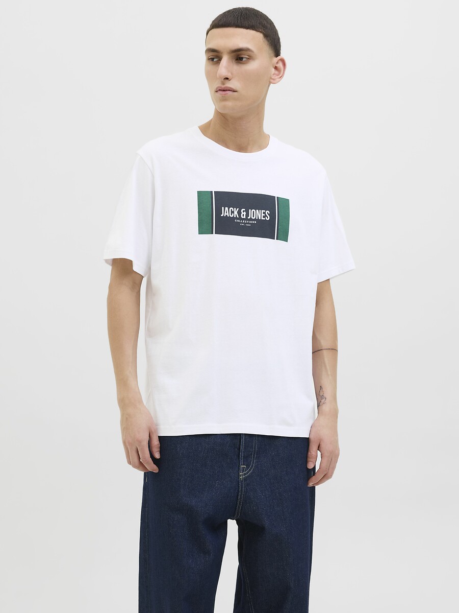 JACK & JONES<br>Camiseta de manga curta Hayato