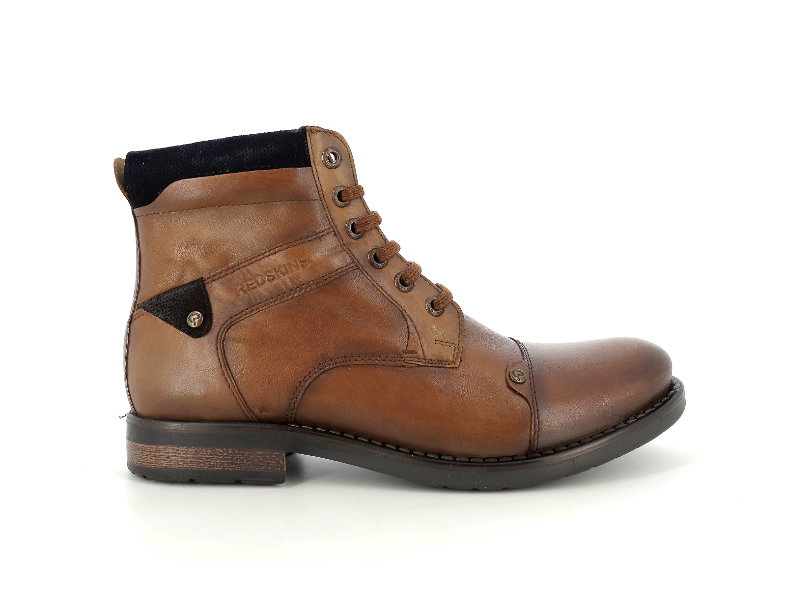 Redskins-NERVOUS Cuir Cognac