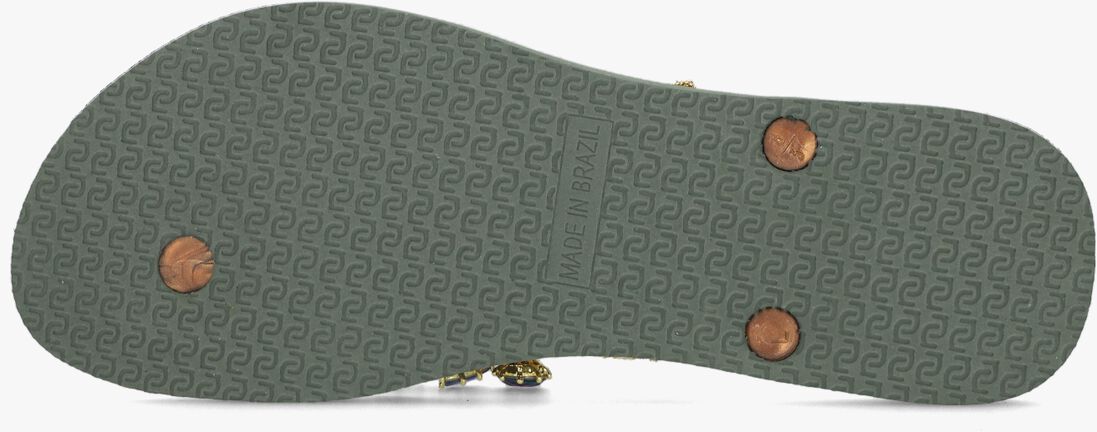 UZURII groene uzurii teenslippers alexia