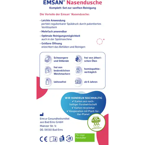 Nasendusche Komplett-Set