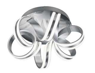 Carrera Deckenleuchte grau 62501010, D/H: 45/22 cm, Metall
