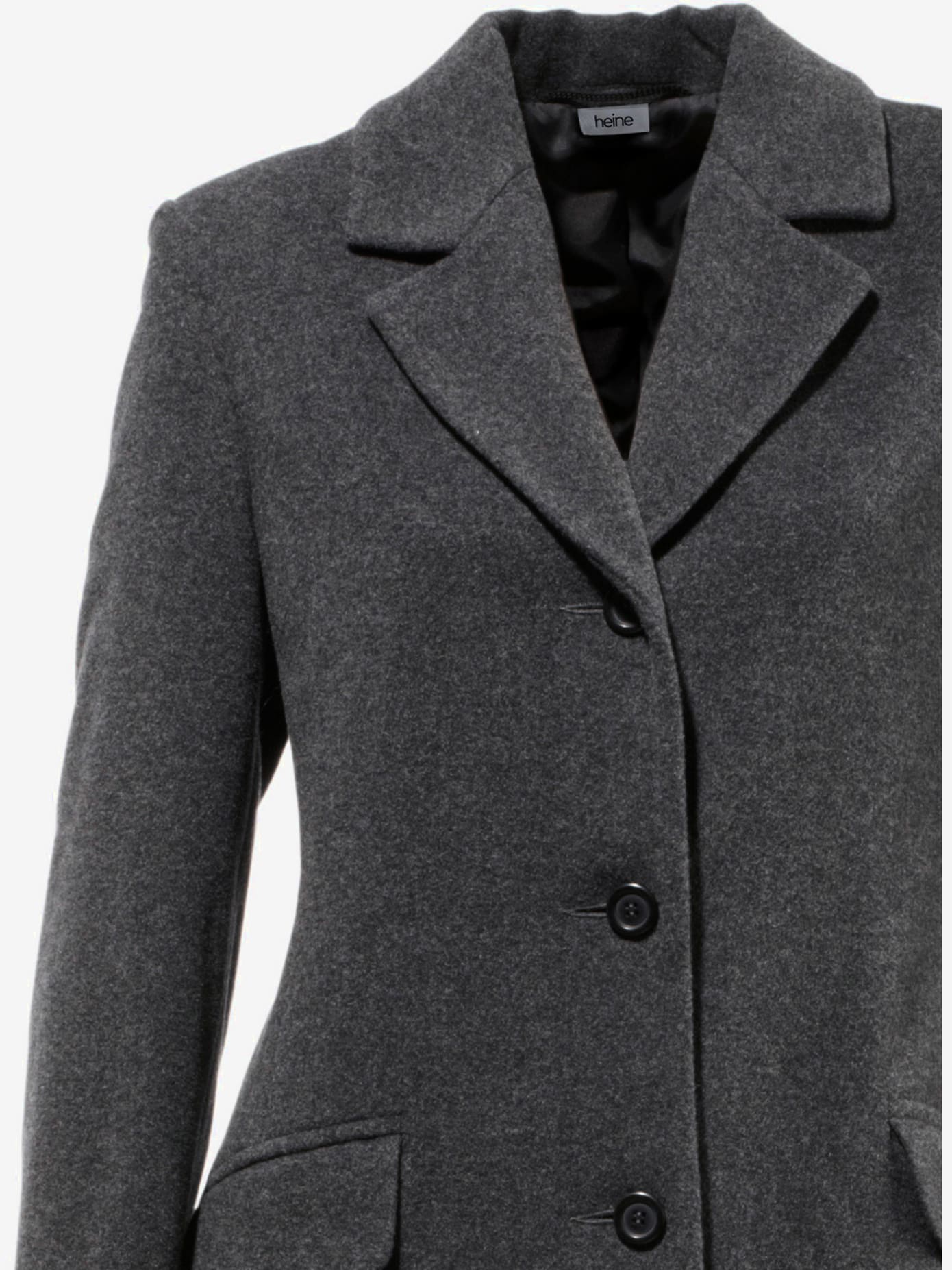 Manteau blazer coupe longue classique