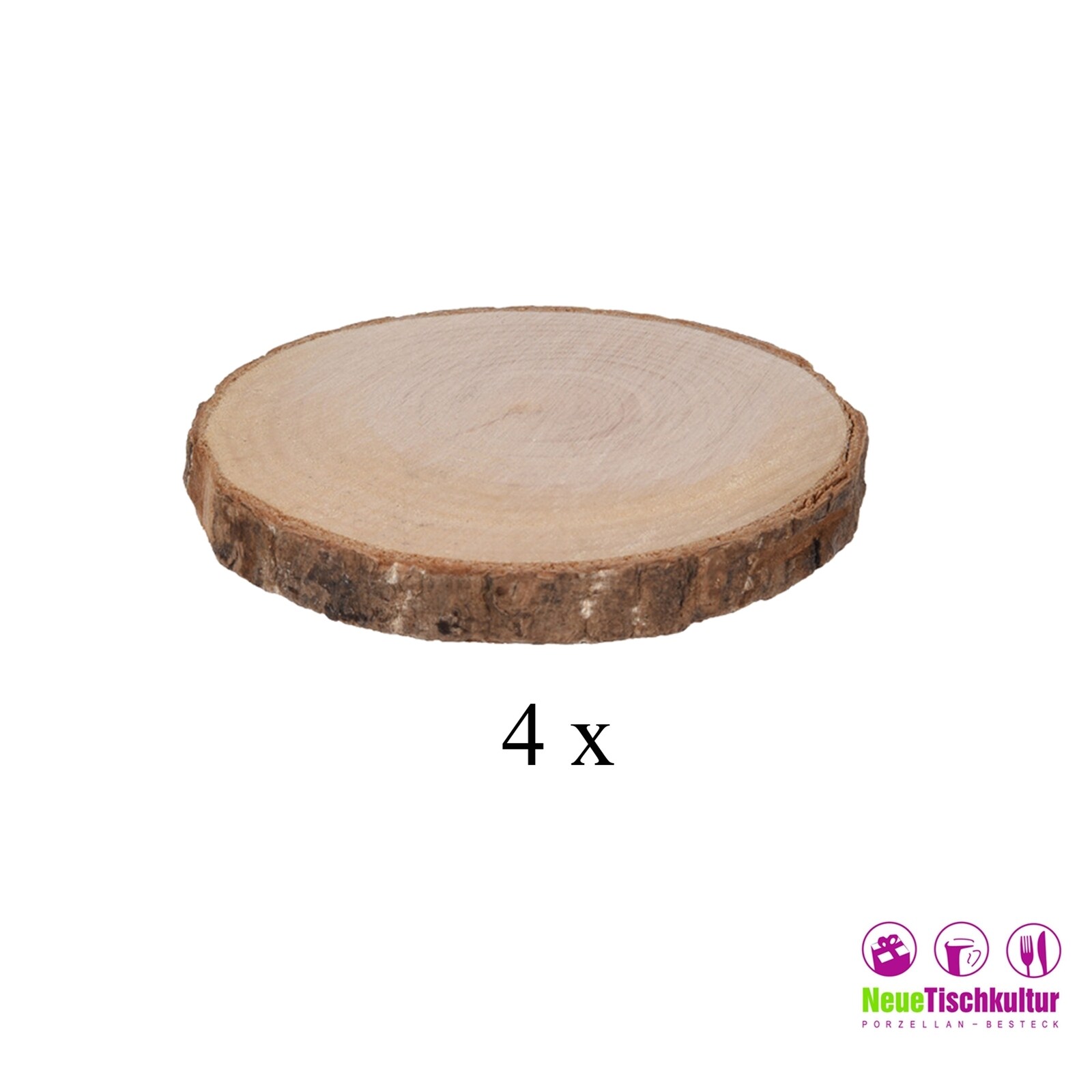 neuetischkultur Untersetzer aus Holz Holzscheibe