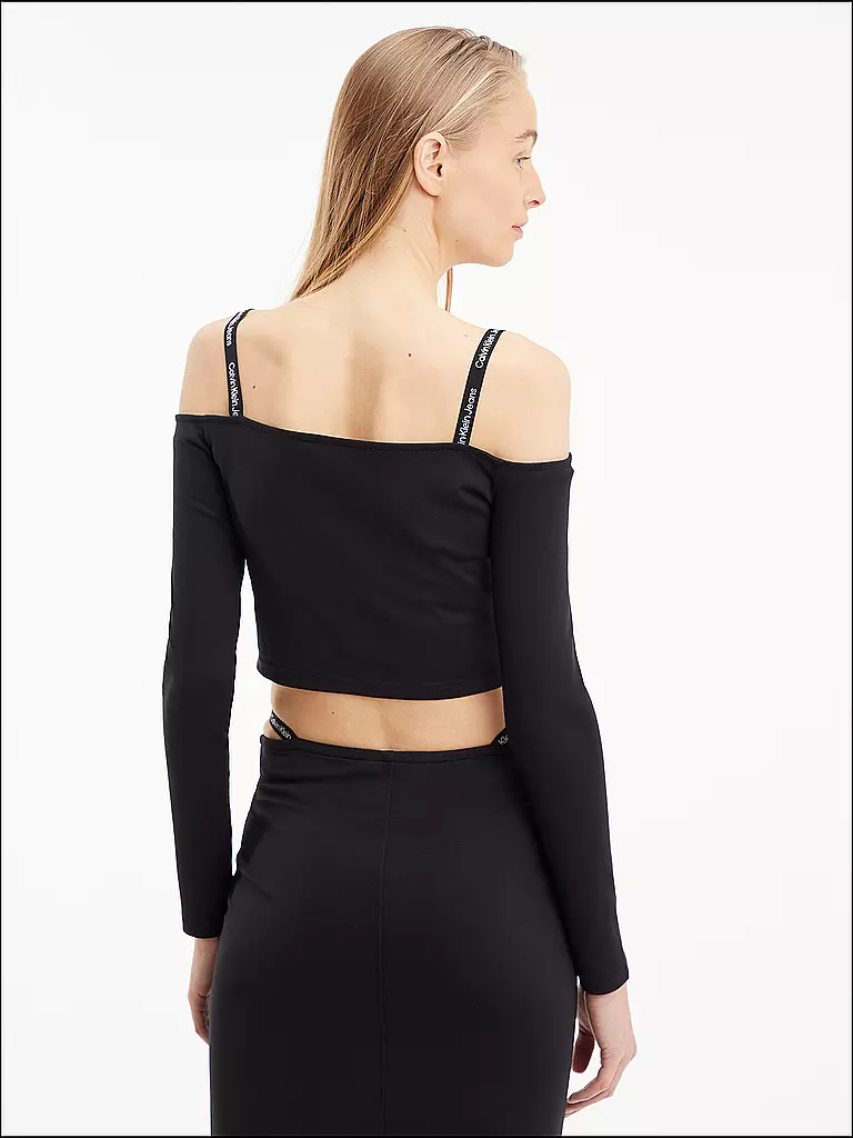 CALVIN KLEIN JEANS Langarmshirt MILANO schwarz