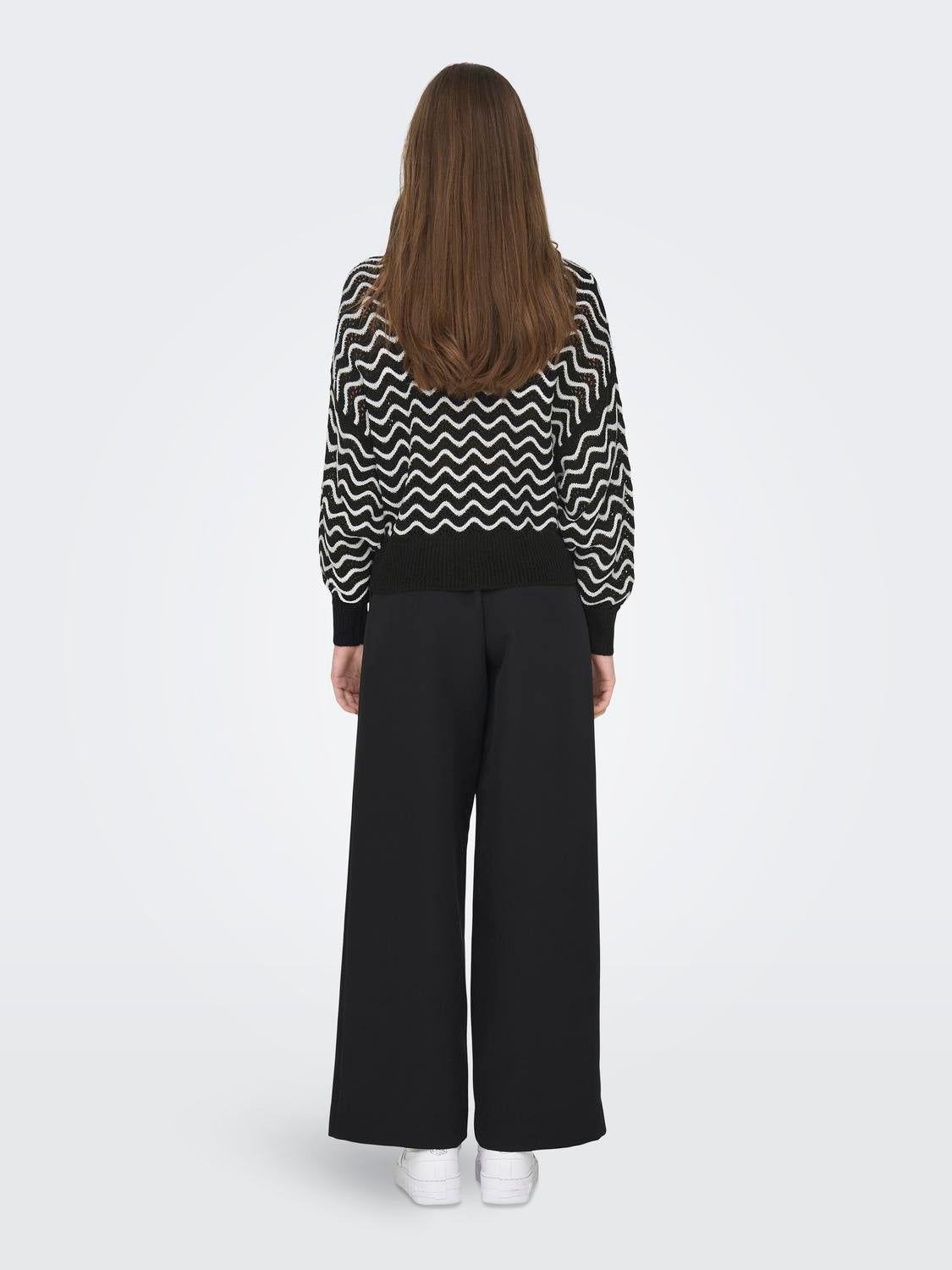 JDYRITA Strickpullover Black