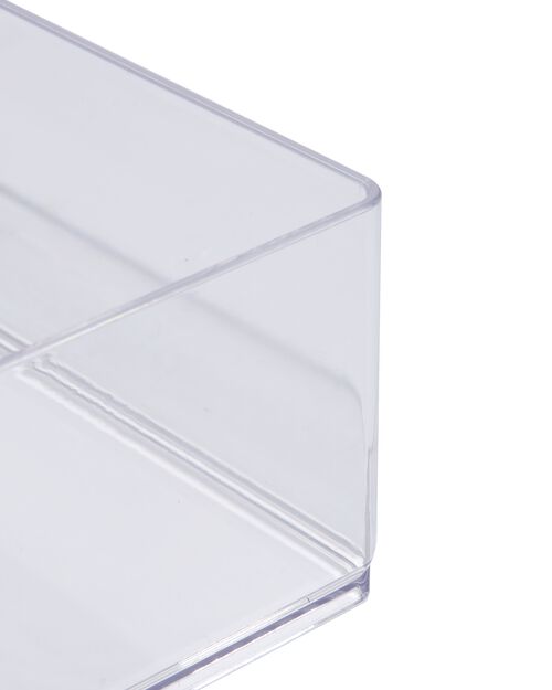 2 petits bacs transparents S