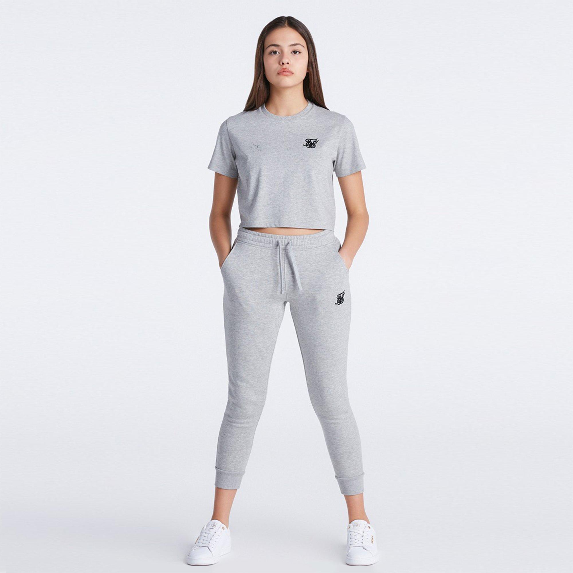 SikSilk Cropped T Shirt Juniors