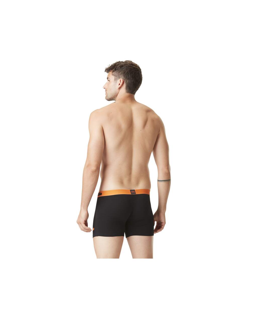 KTM by Freegun Boxer Homme 100% Coton, Calecon Homme, Ultra-doux, Naturel (Lot de 5)