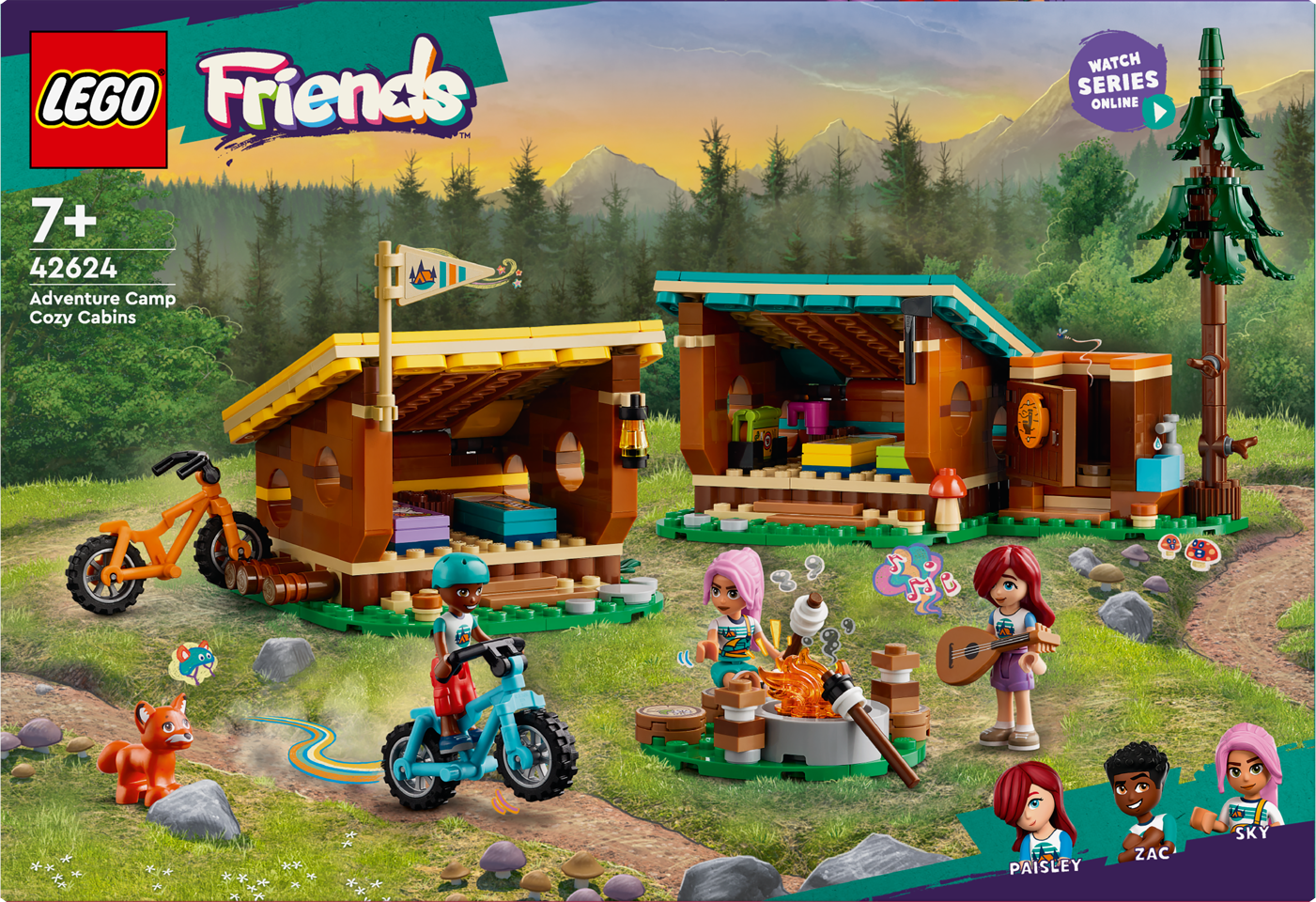 LEGO Friends - Adventure Camp – hyggelige hytter (42624)