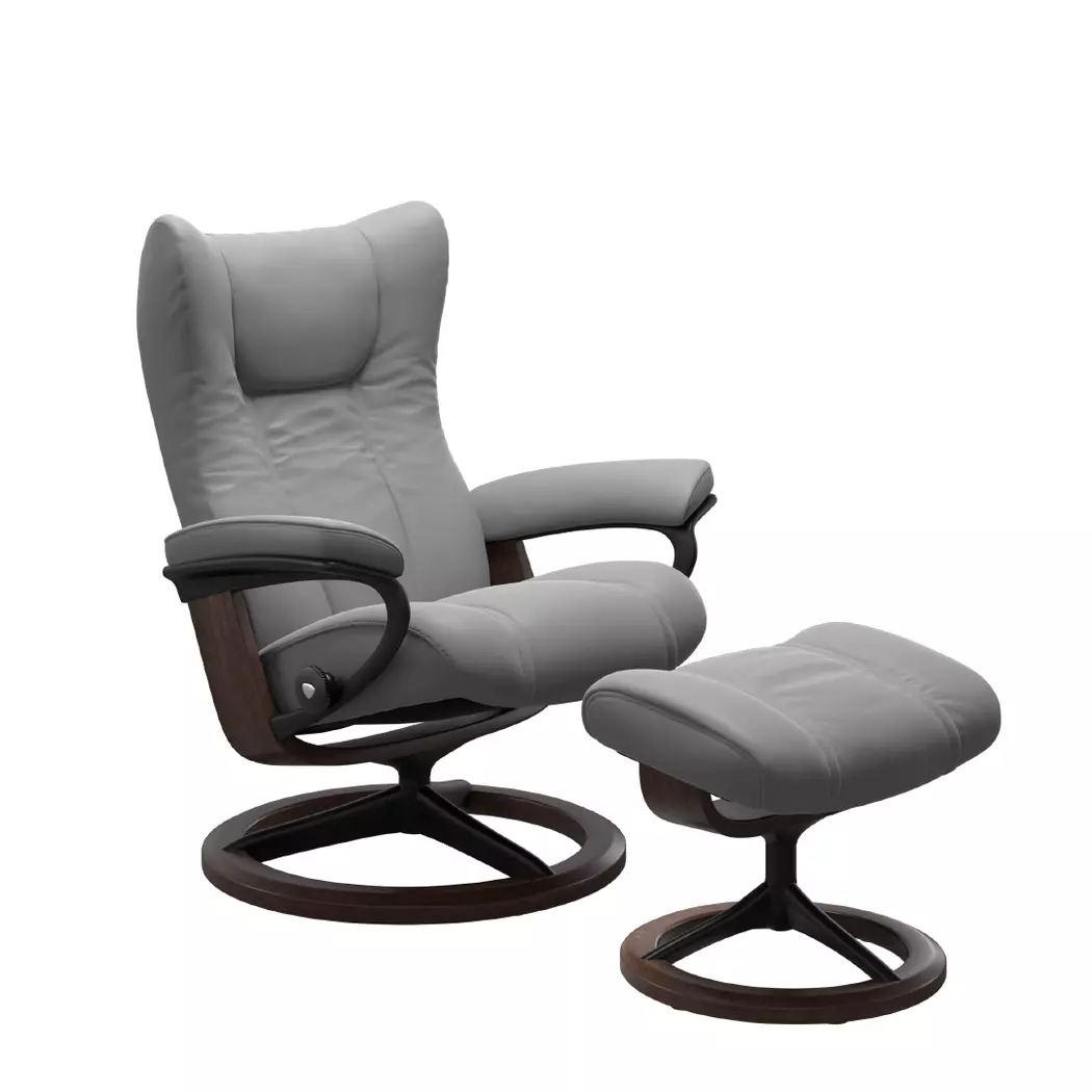 Sessel mit Hocker Wing Signature