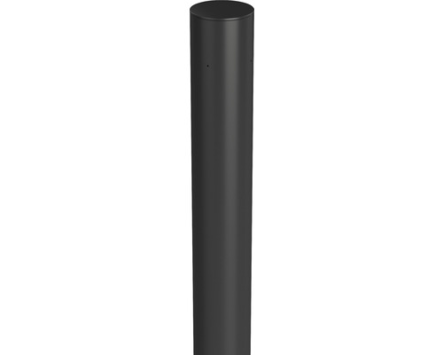 Biohort aluminium paal om vast te schroeven, 180 cm Ø 8,5 cm, donkergrijs metallic