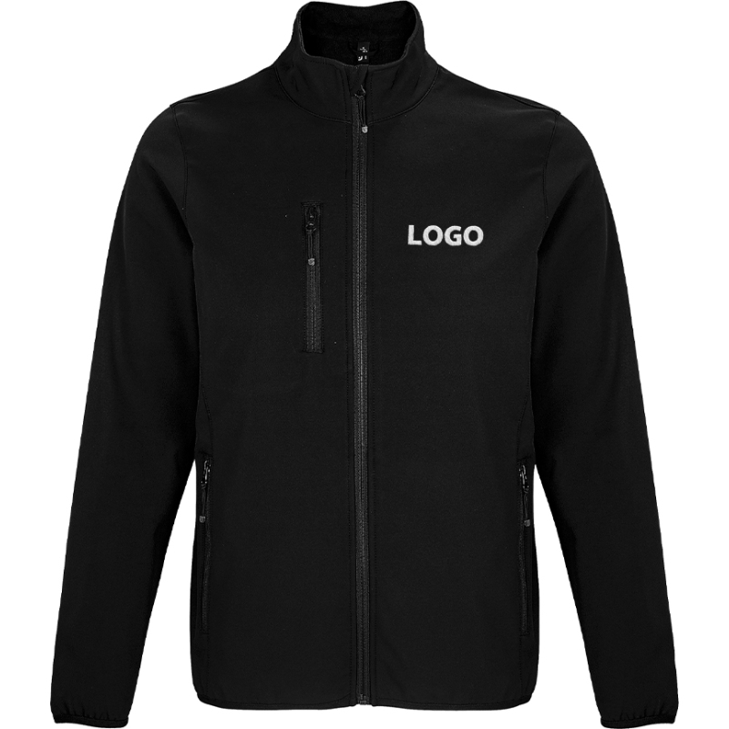Veste zippée manches longues publicitaire 270 gr/m² Sol's - marquage broderie