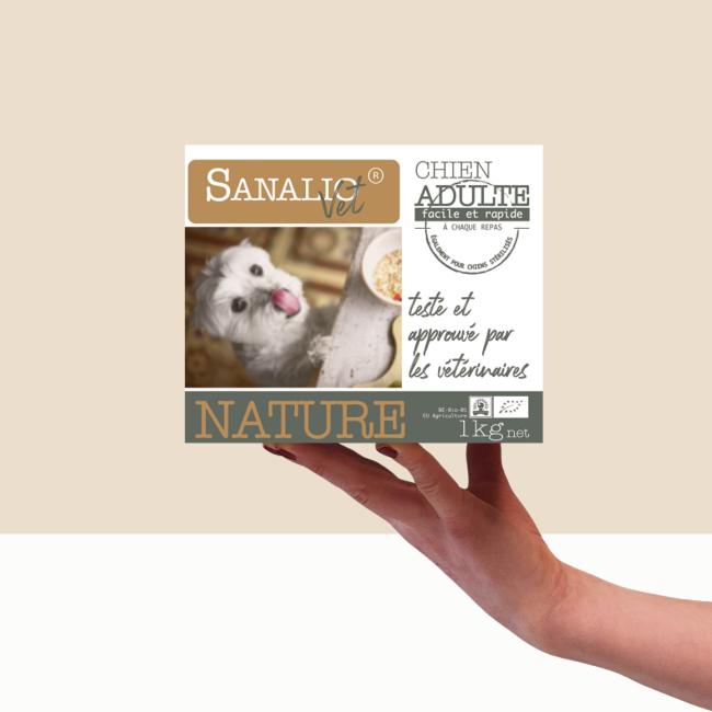 Aliment naturel pour chien adulte Sanalio