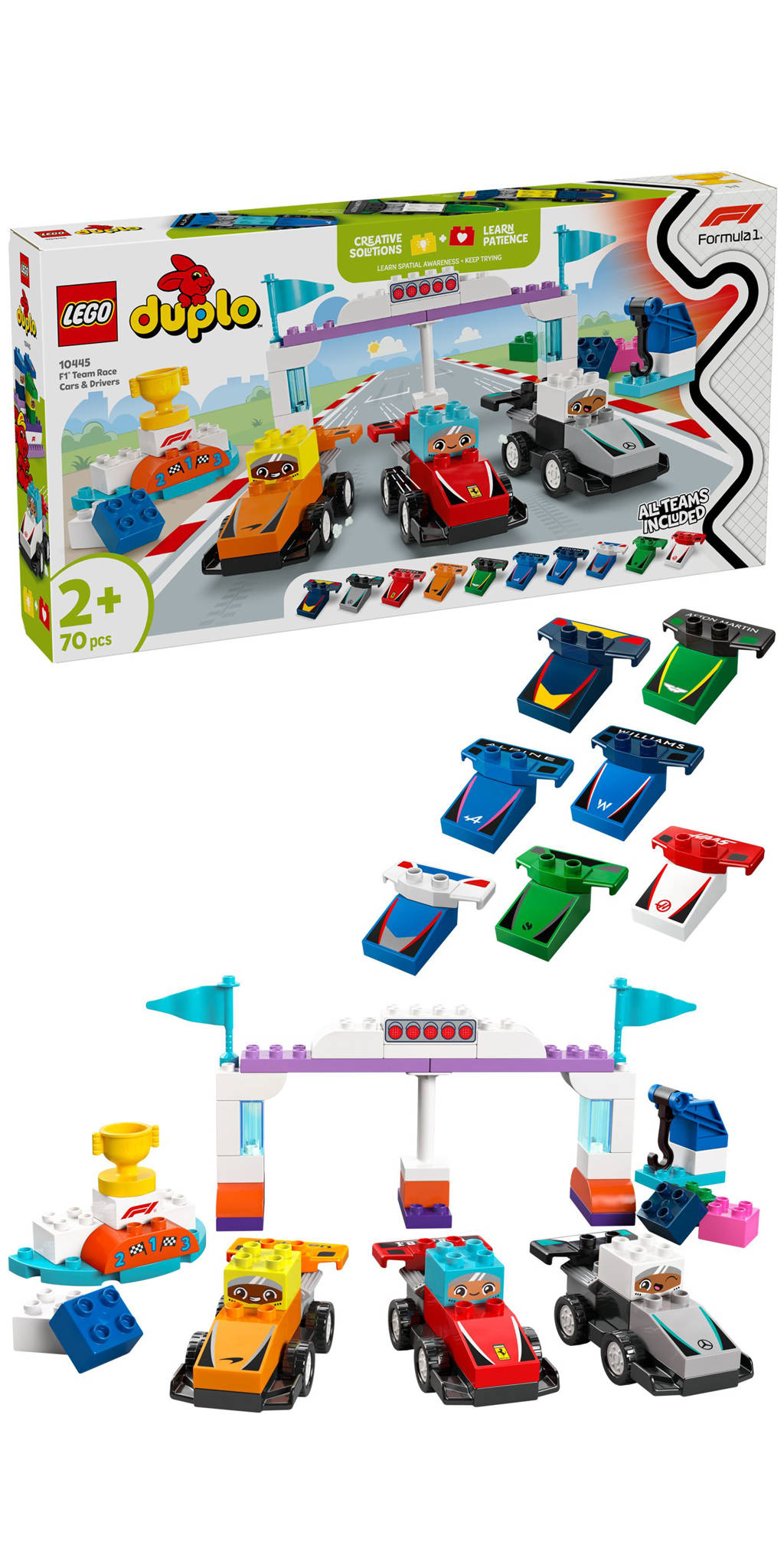 Stad F1® team racewagens en coureurs 10445