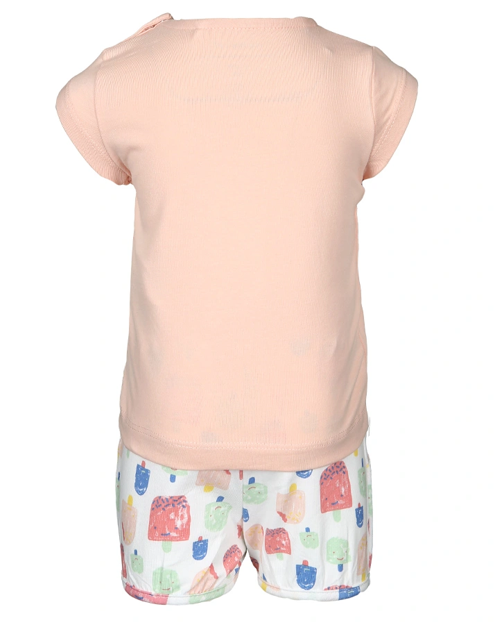Shorts-Set NBFHESOL mit T-Shirt in bunt