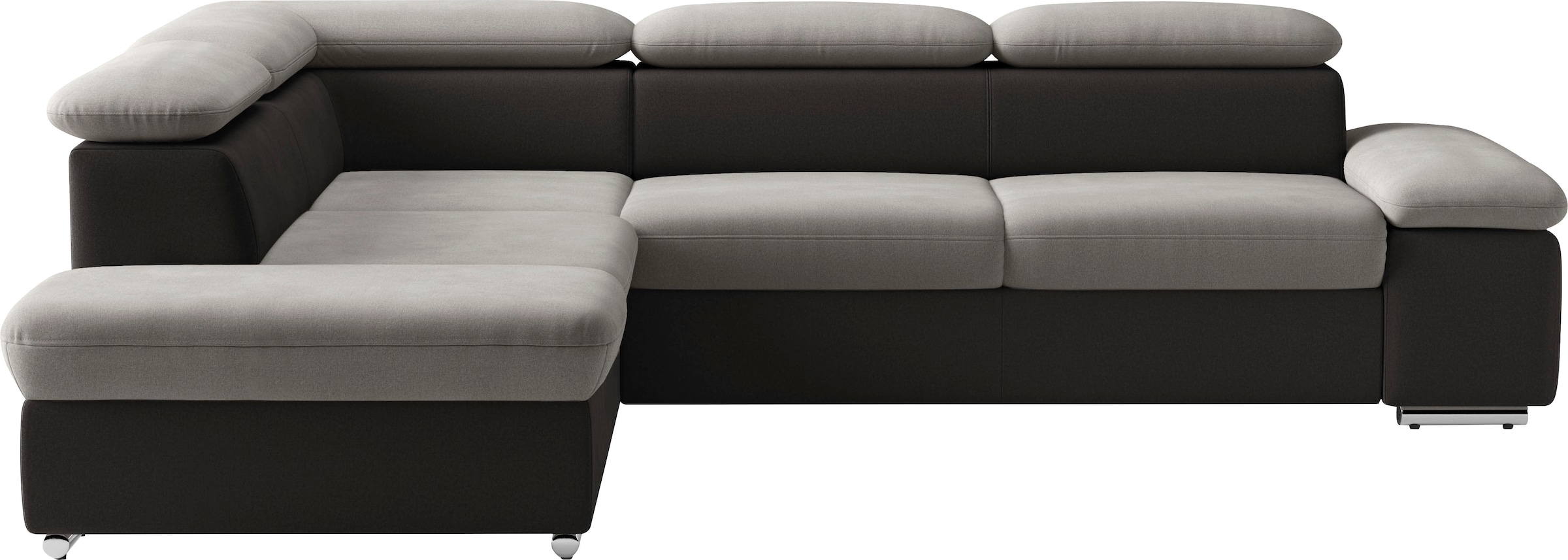 sit&more Ecksofa »Valentine L-Form, B: 272 cm« mit Arm- & Kopfteilverstellung, optional mit Bettfunktion