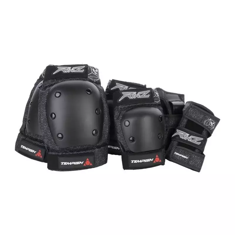 Set de protection complet TEMPISH Rimz Skate Pads 3-Pack Noir