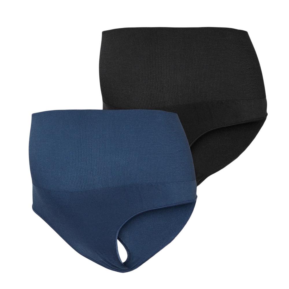 Mamalicious x2 Strings de grossesse Noir/Bleu Femme Mamalicious Lilja