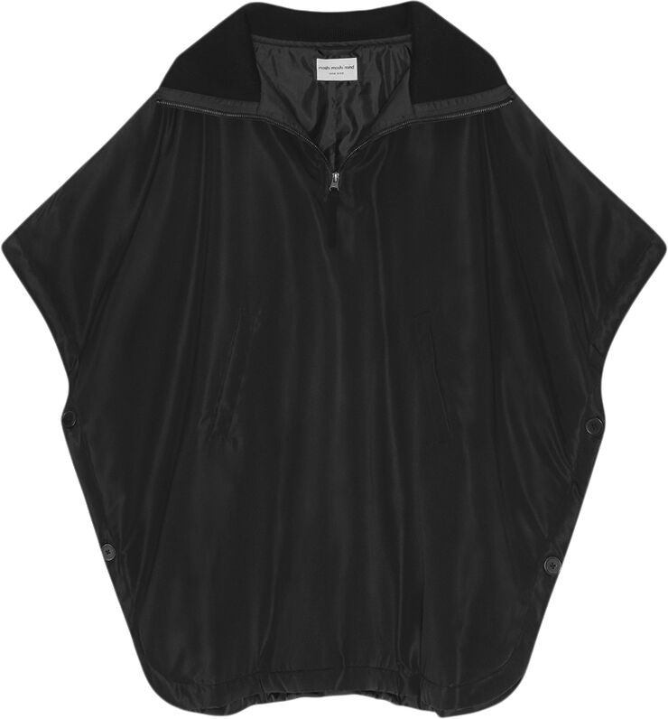 Moshi Moshi Mind uma padded poncho Black