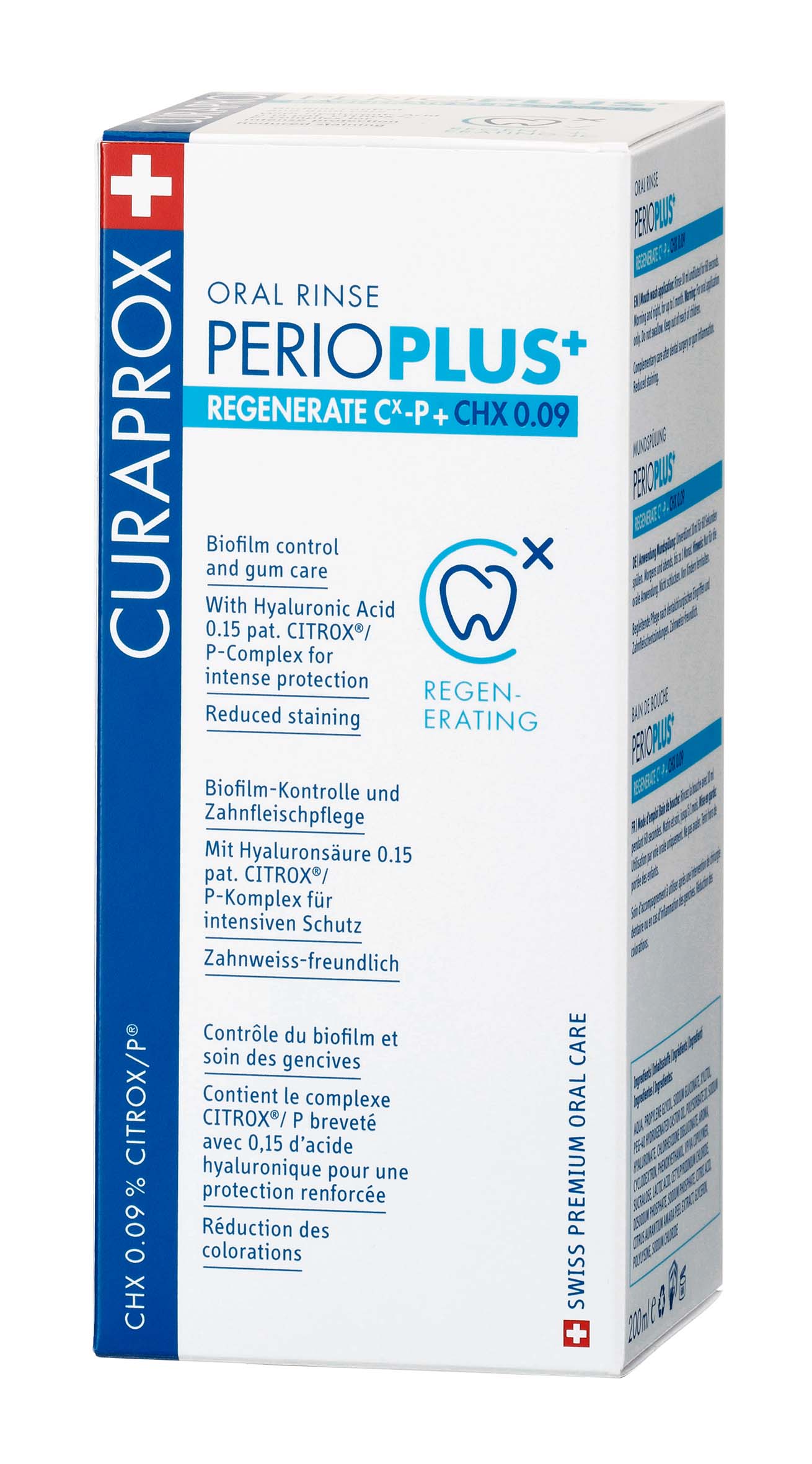 CURAPROX Perio Plus Regenerate CHX liq 0.09 % Fl 200 ml