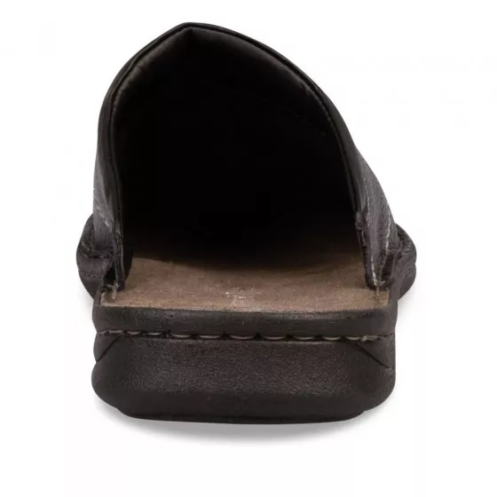Mules NOIR NEOSOFT RELAX CUIR