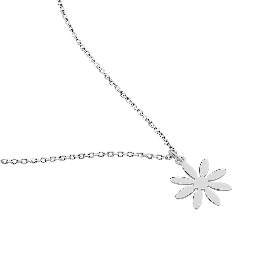 Collier Olva Argent Blanc