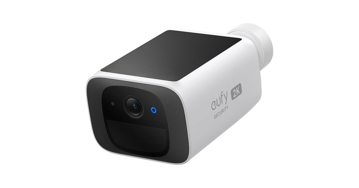 EufyS220 SoloCam beveiligingscamera  (Wit, Solar Panel, 2K)