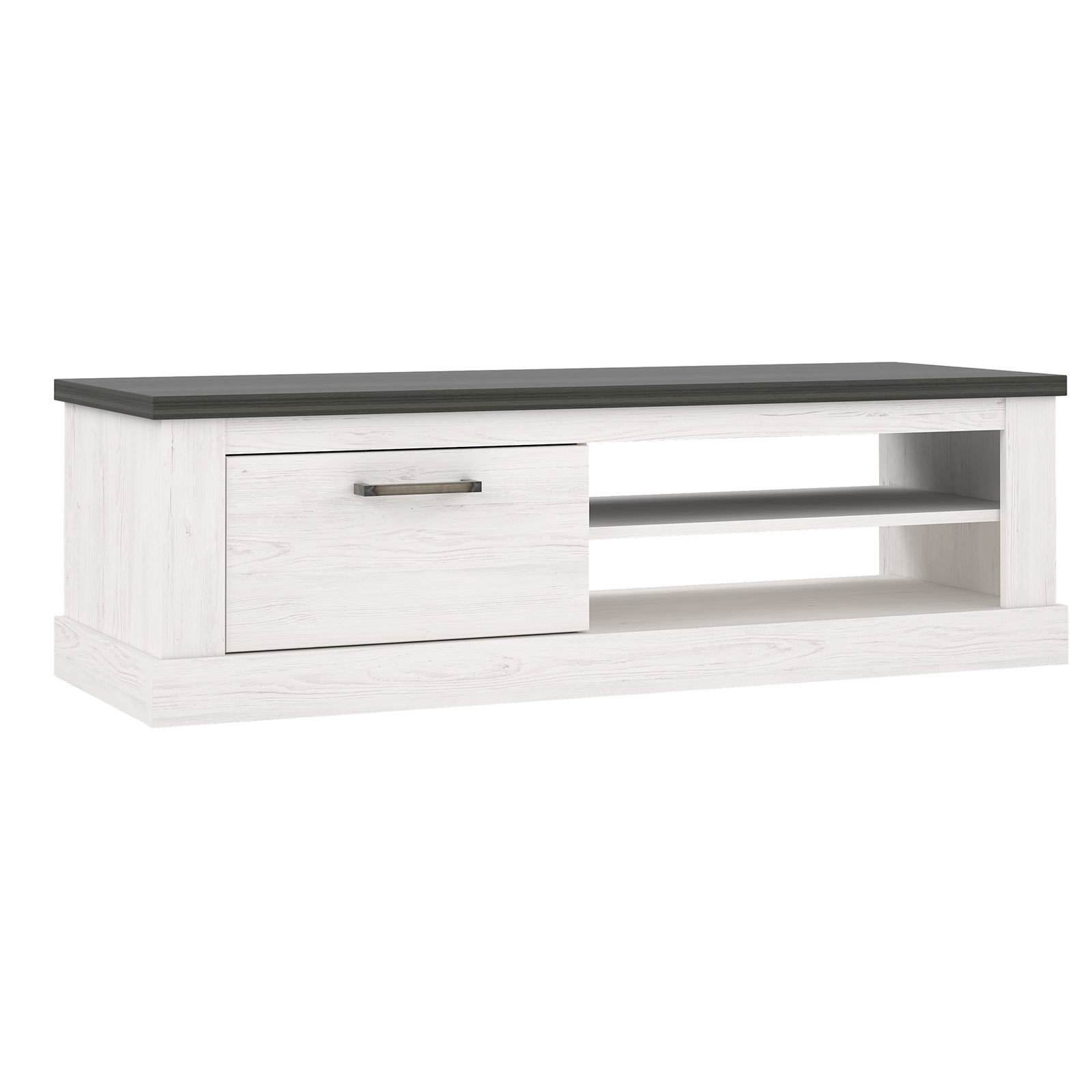Lowboard - Pinie weiß-Touchwood - 146 cm breit