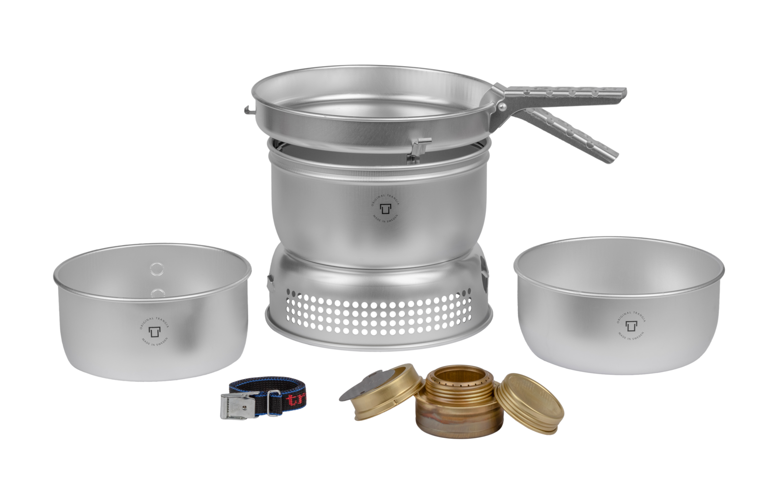 Trangia Trangiakök 25 -1 UL Campingkochset 3- teilig mit Spiritusbrenner Set 1