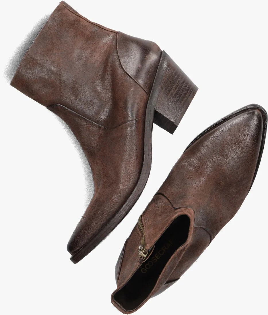GOOSECRAFT bruine goosecraft enkellaarsjes chaya 1-a