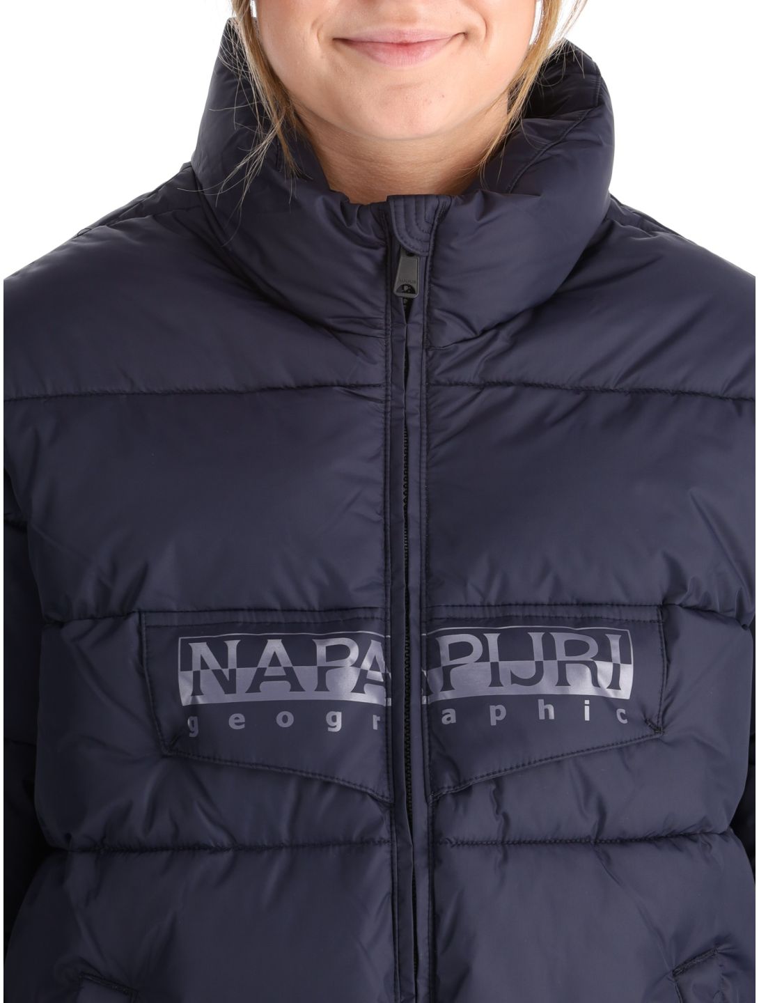 Puffer open W ski-jas dames