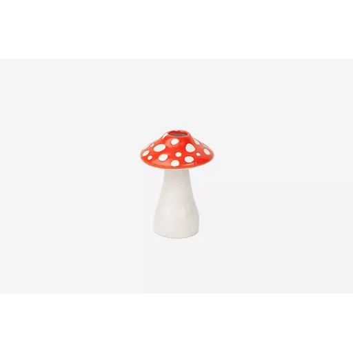 Doiy Amanita Svampe Vase, Rød/ Hvid