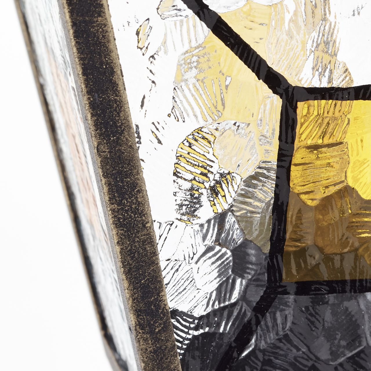 BRILLIANT Janel Außenstandleuchte 120cm schwarz gold | 1x A60, E27, 60W, geeignet für Normallampen (nicht enthalten)