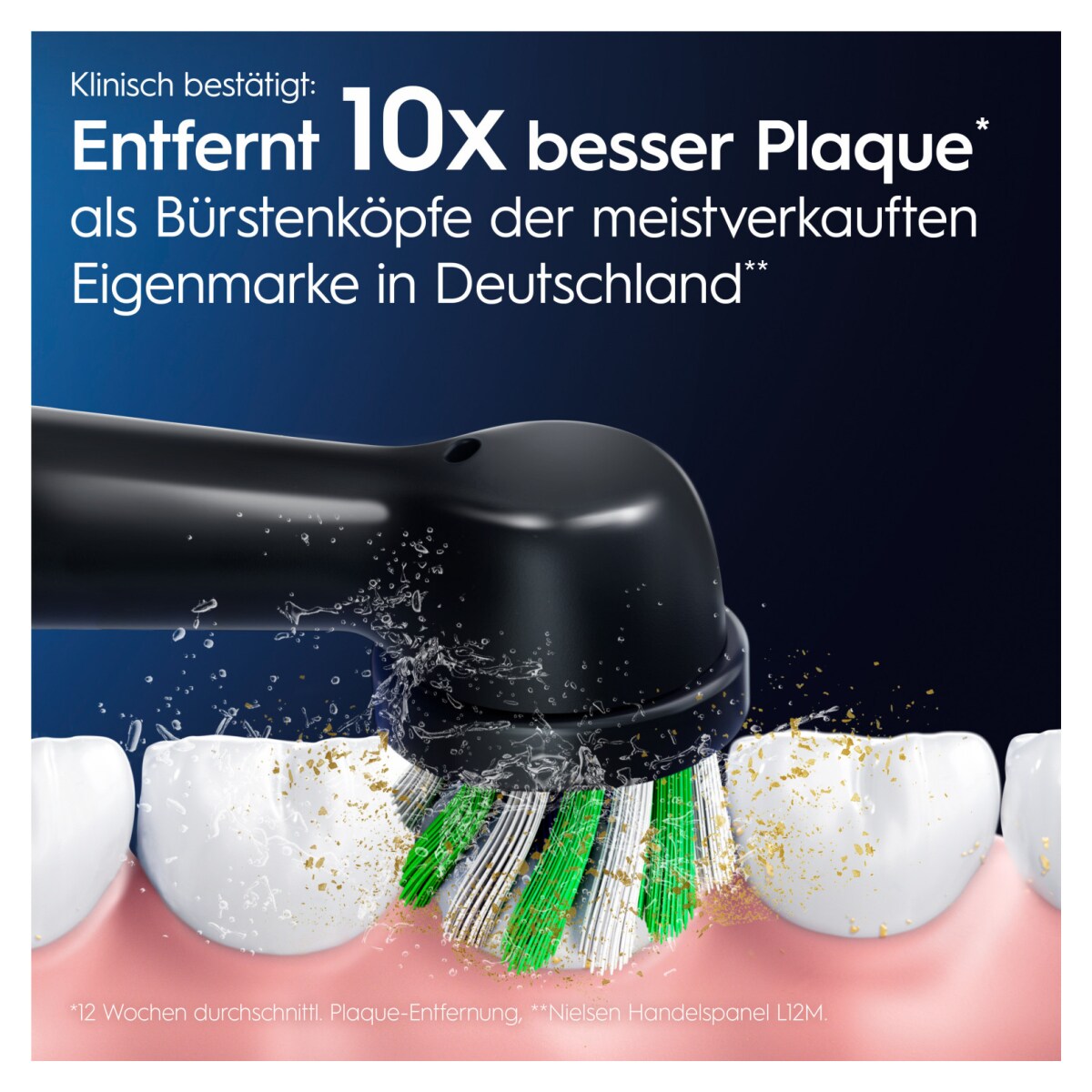 Oral-B Aufsteckbürsten Pro CrossAction Schwarz 6er