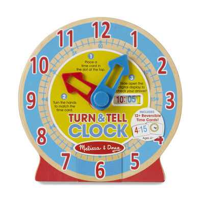 Melissa & Doug Klokke, Lær Deg Klokken