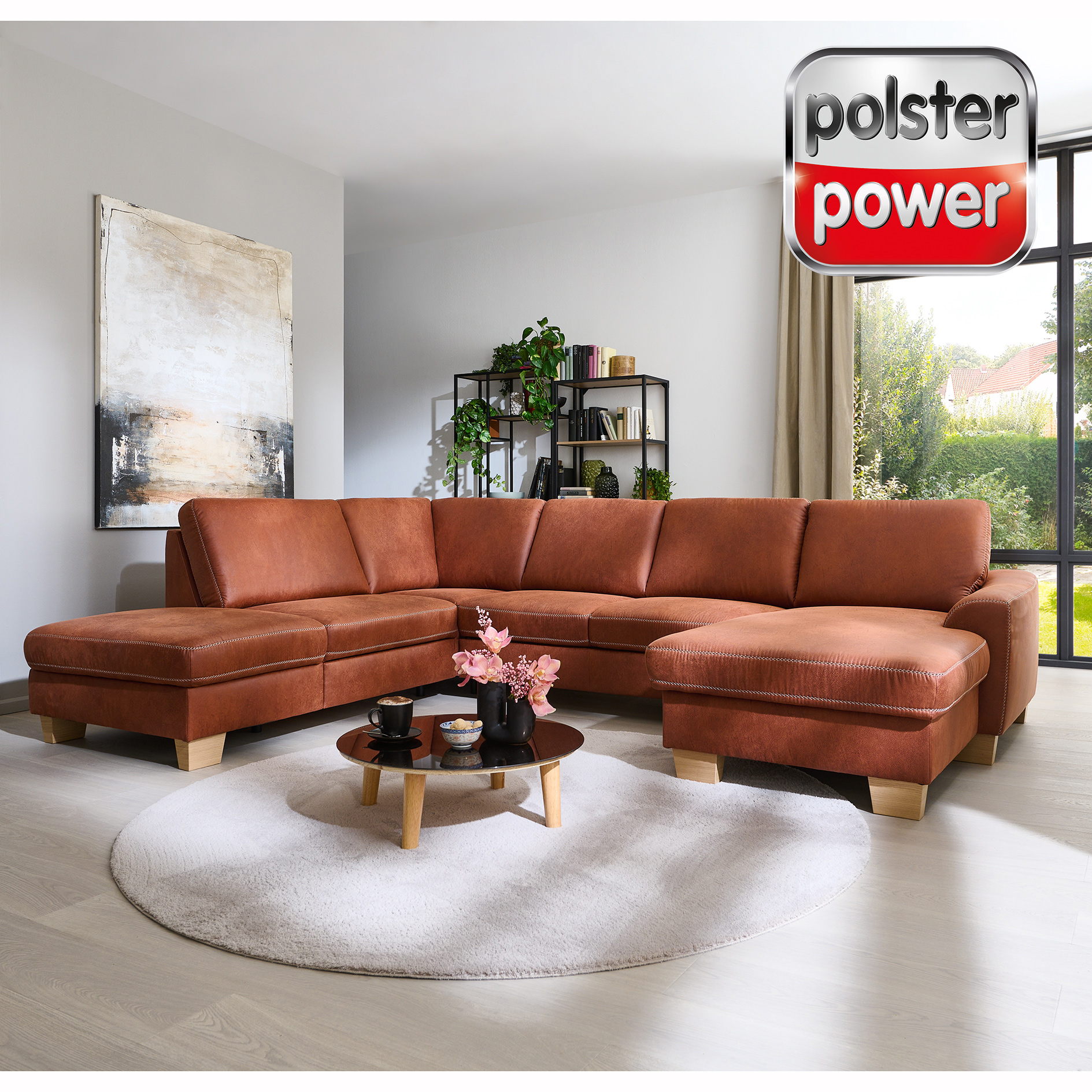 polsterpower Wohnlandschaft - siena - Basismodell - Canapé rechts