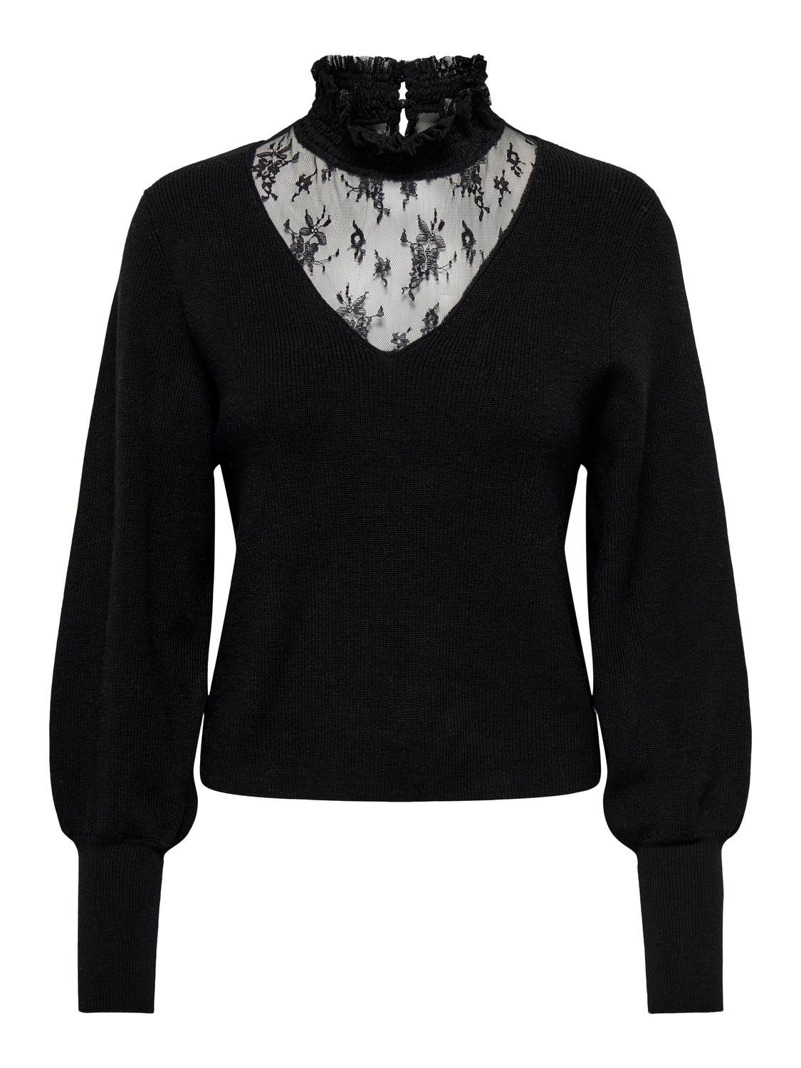 ONLKIRA Strickpullover Black