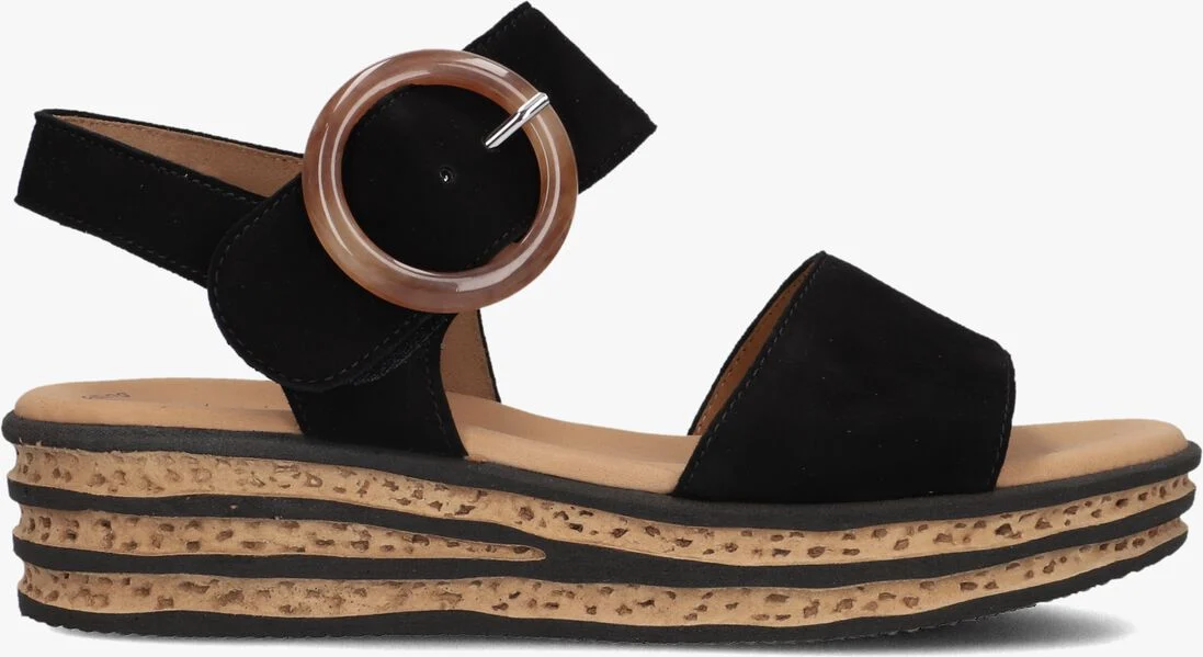 GABOR zwarte gabor sandalen 550.2