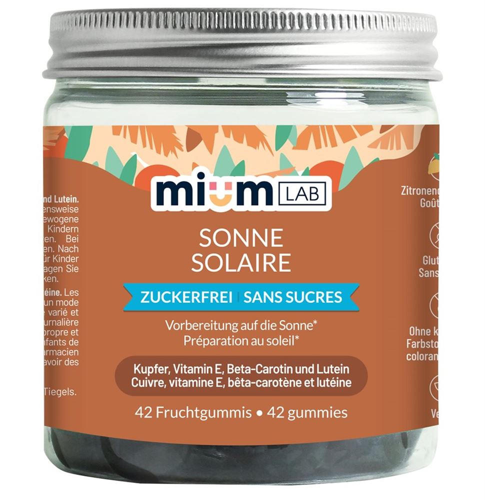 MIUMLAB Gummies Sonne<br>42 Stück, Dose