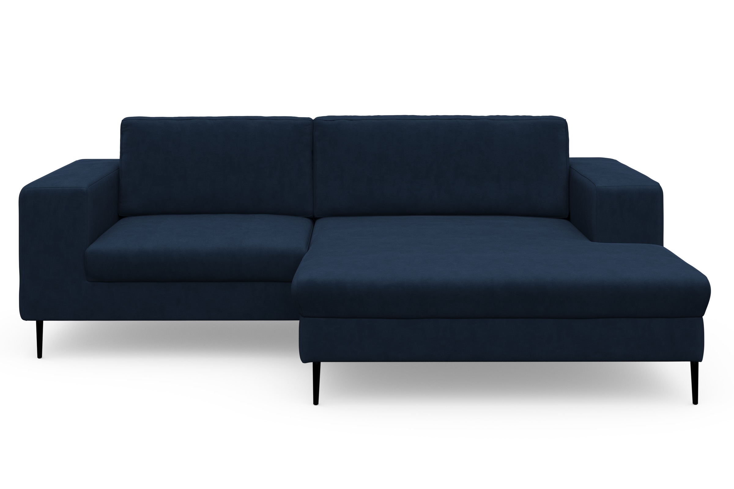 DOMO collection Ecksofa »Modica kompakt und elegant, Breite 244, L-Form« moderne Optik mit extrabreiter Recamiere, auch in Cord
