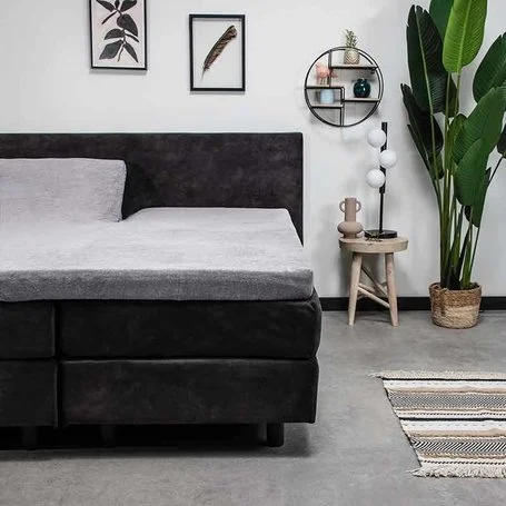 Hoeslaken Luxe Badstof - Splittopper