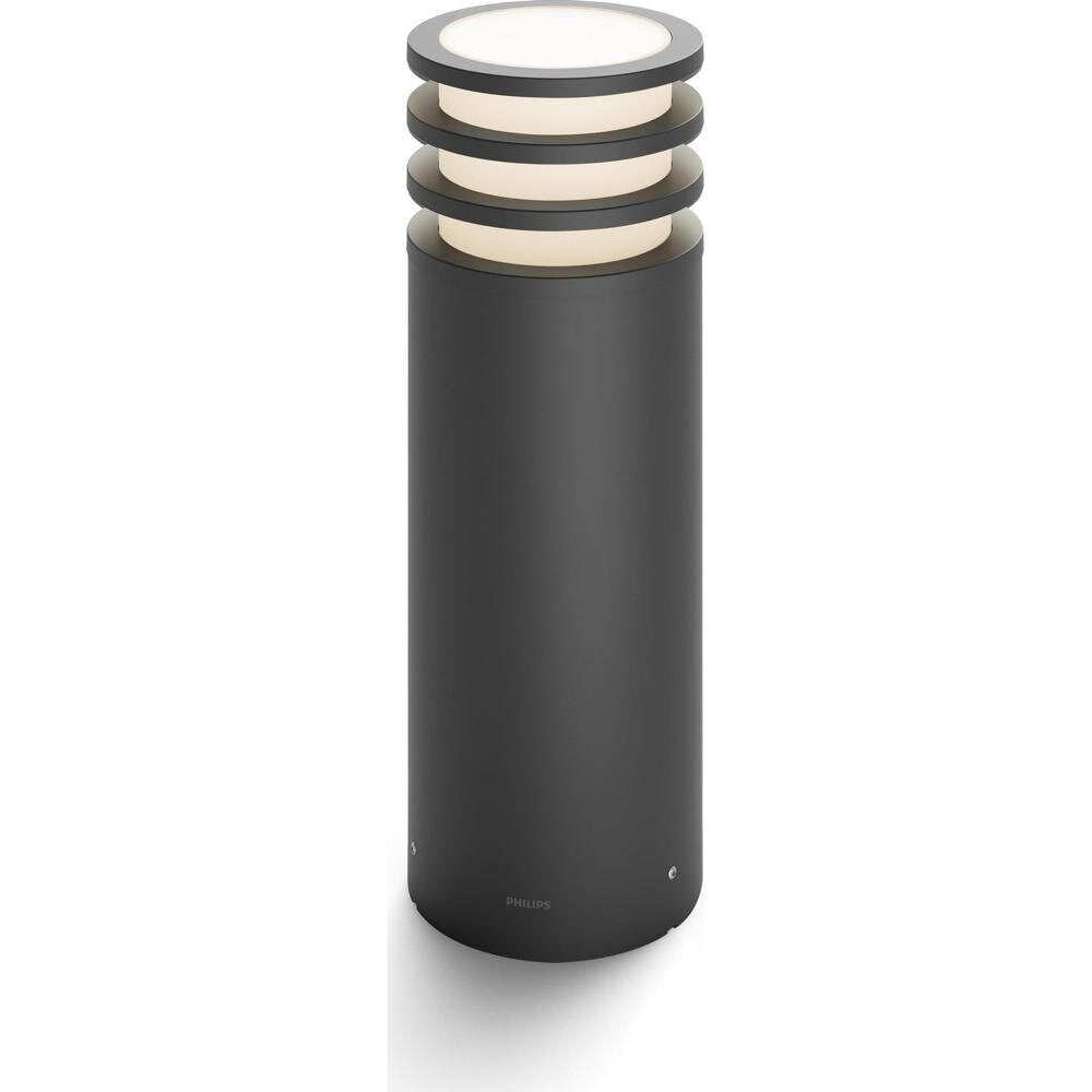 Philips Hue White Ambiance Lucca - Sokkellamp, antraciet