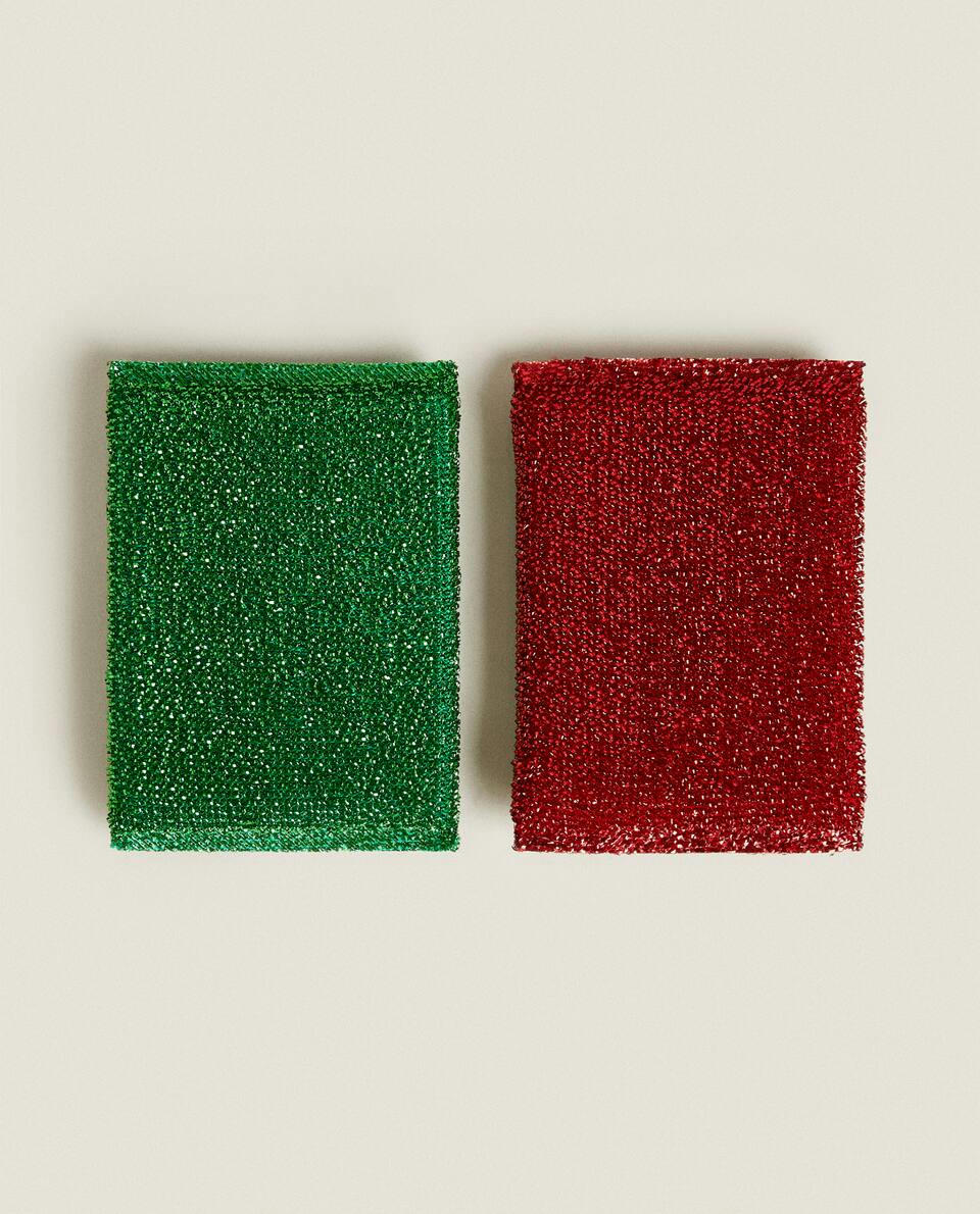 PACOTE DE ESPONJAS DE NATAL (PACOTE COM 2)