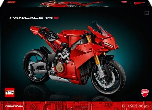 LEGO Technic 42202 Ducati Panigale V4 S-motorcykel